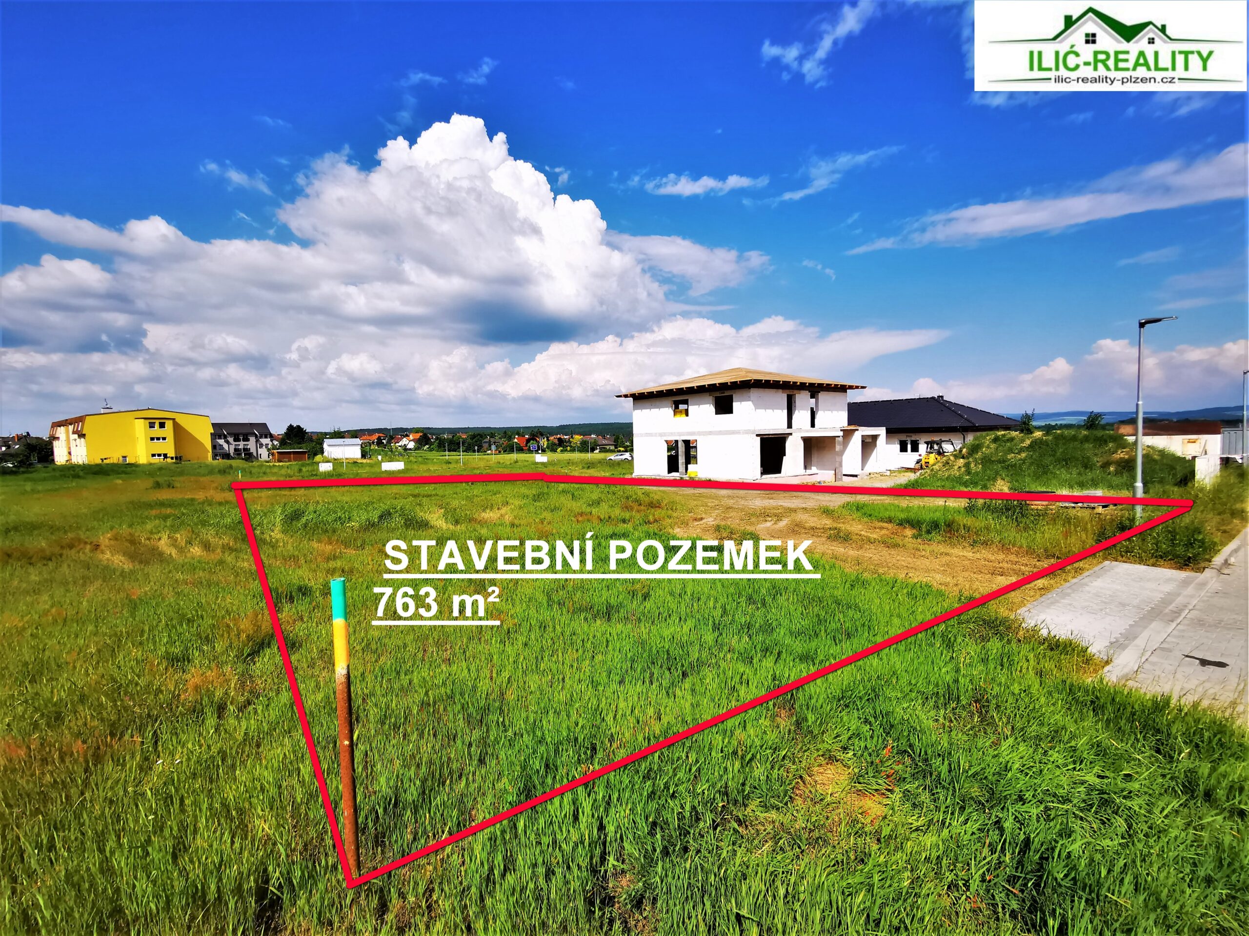 Prodej stavebního pozemku 763 m² Zruč-Senec, okres Plzeň-sever