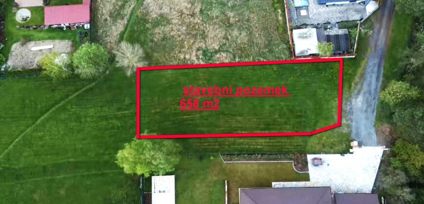 Prodej stavebního pozemku 658 m² V Jámě, Horní Bříza