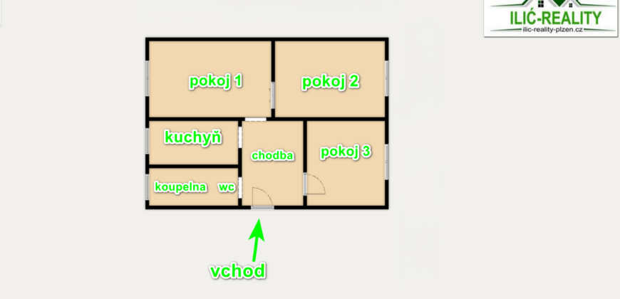 Prodej bytu 3+1 66 m² Hroznatova, Mariánské Lázně – Úšovice